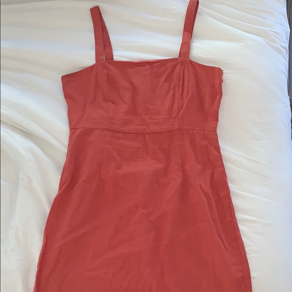 Coral dress f21